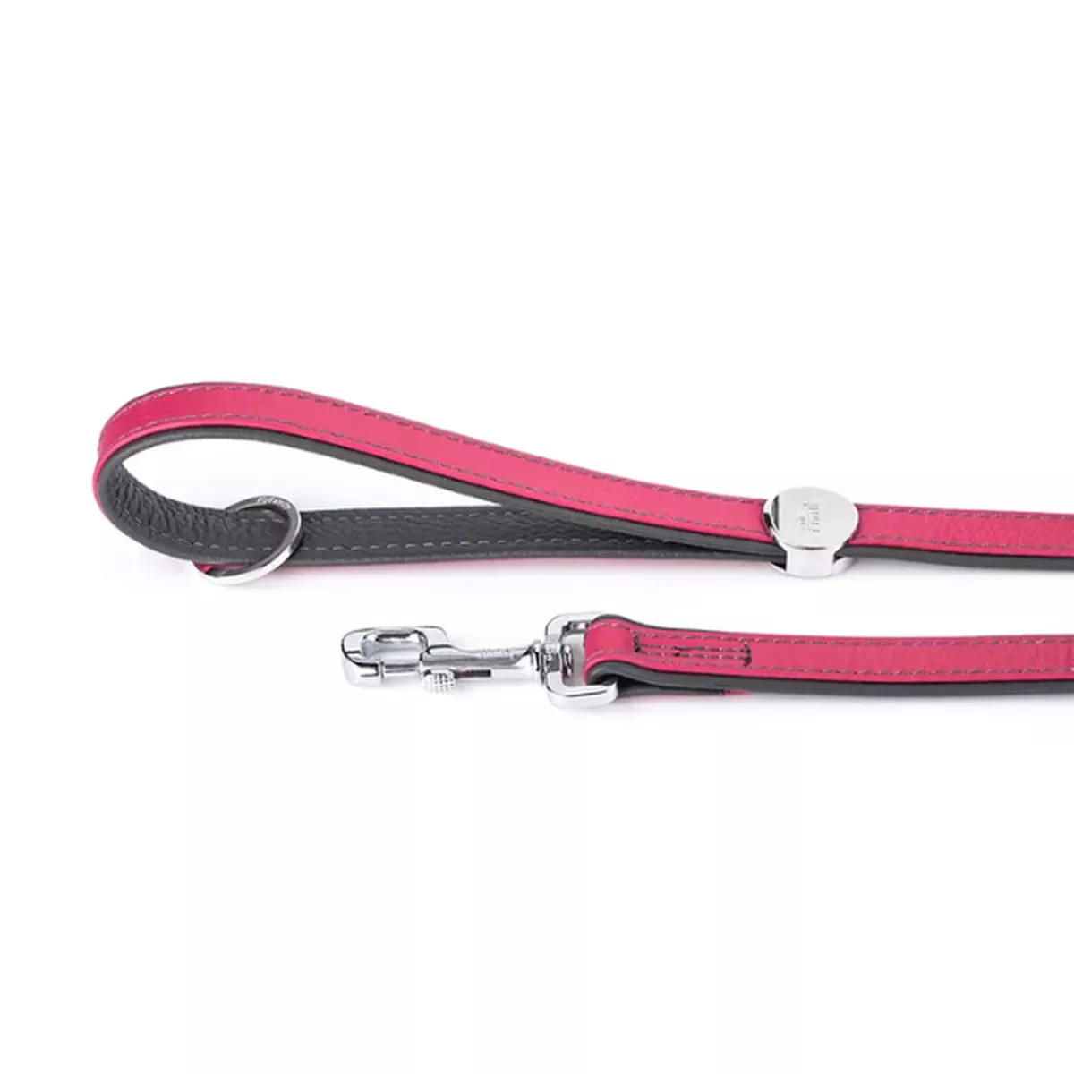 FIRENZE FUSCHIA LEATHER LEASH 110 CM