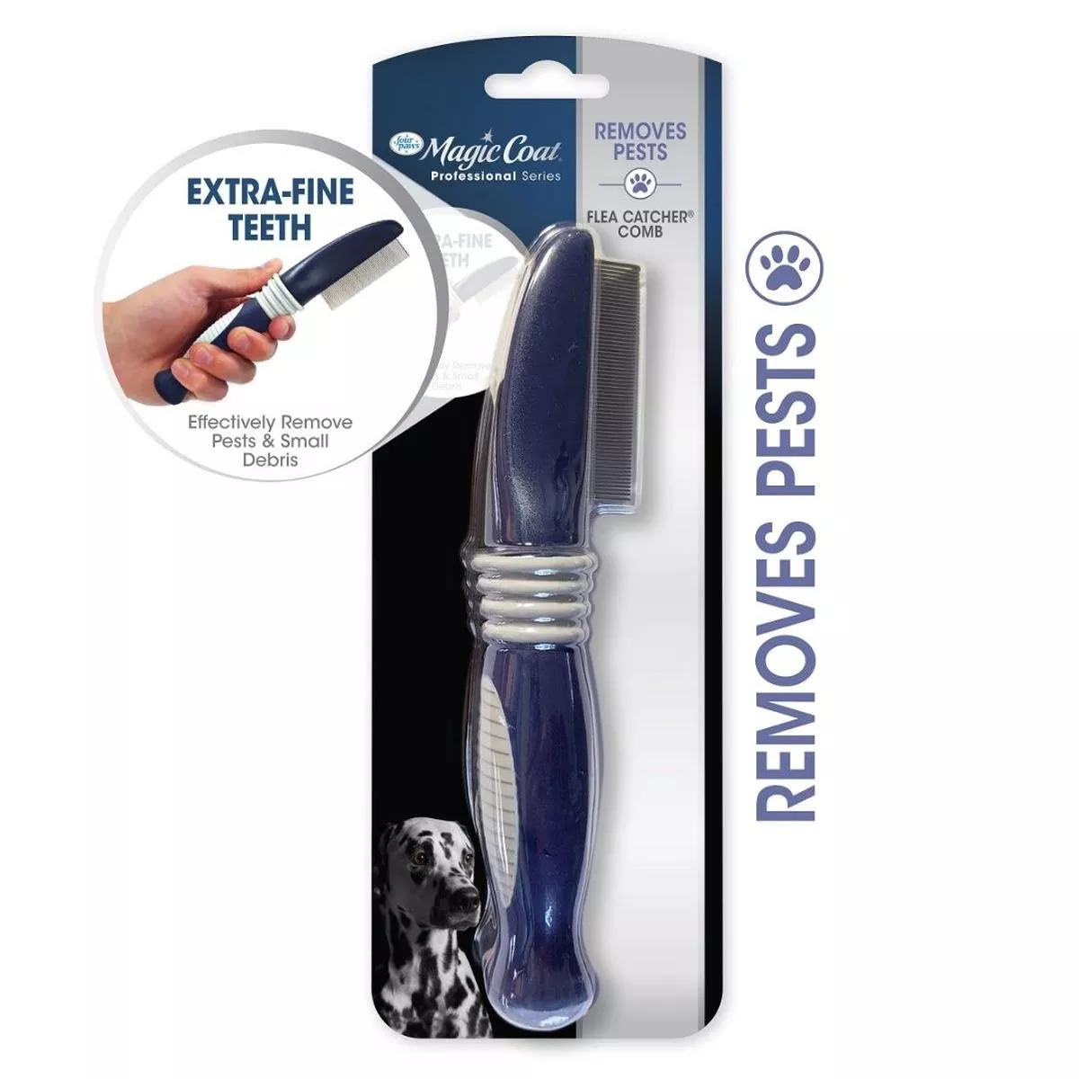 Four Paws – Magic Coat Professional Series Flea Catcher Comb Flea Comb for Dogs