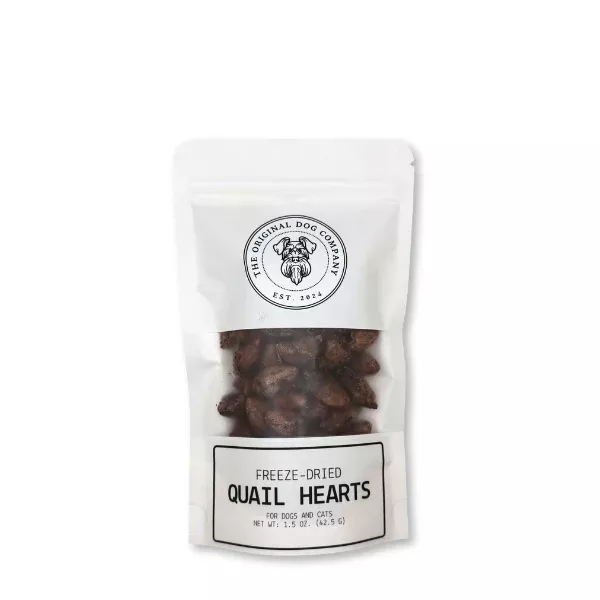 Freeze-Dried Quail Hearts