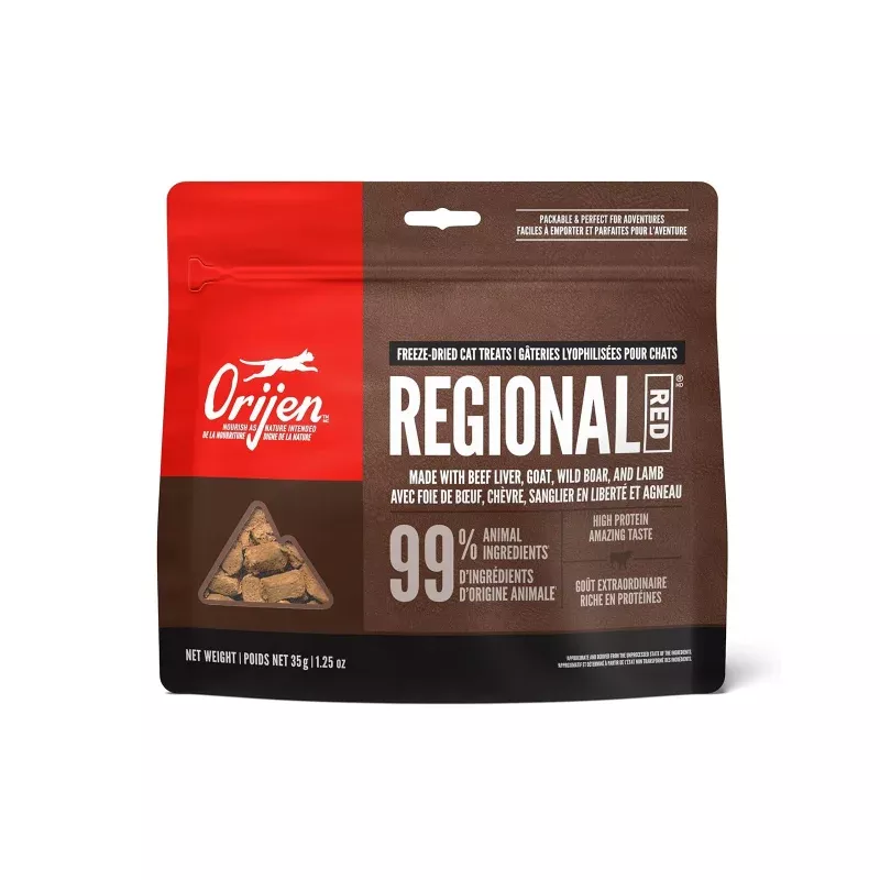 **Freeze-dried Regional Red Cat Treats 1.25oz
