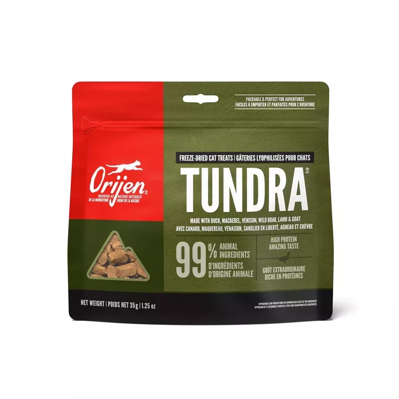 **Freeze-dried Tundra Cat Treats 1.25oz