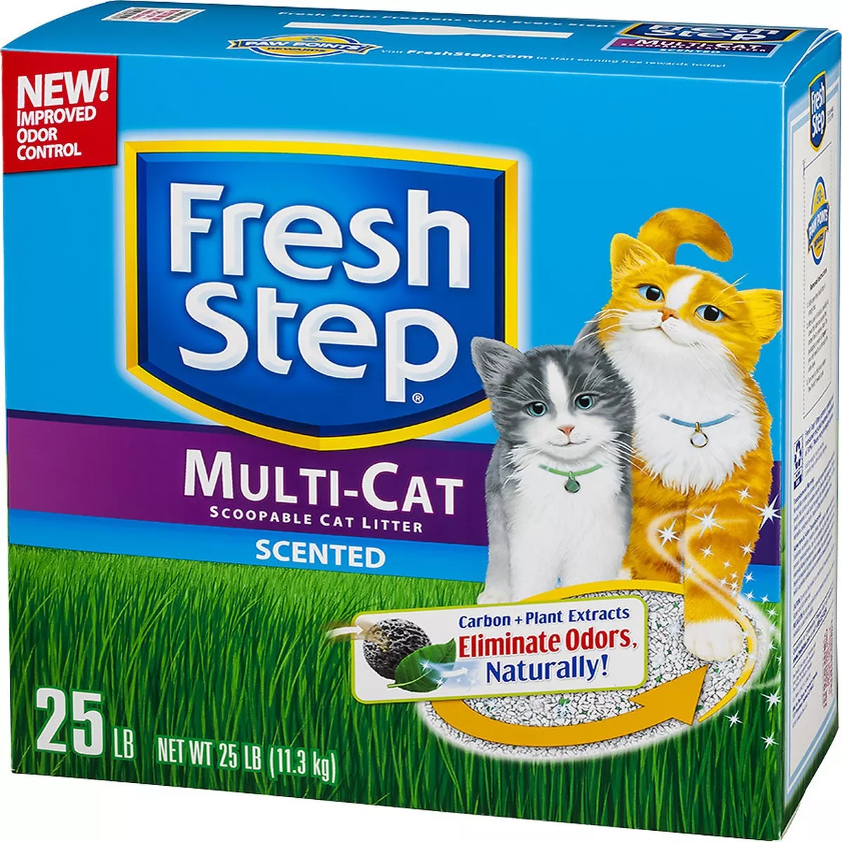 Fresh Step Multiple Cat Scoopable Clumping Cat Litter 25b