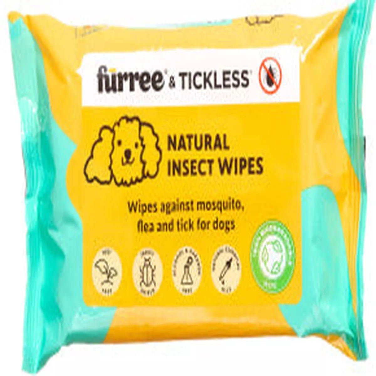 Furree & TicklessNatural Insect Wipes