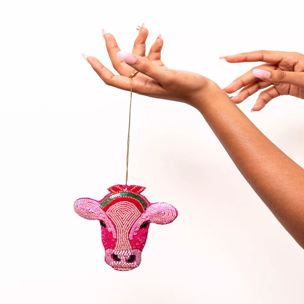 Furry Tales Mooira Sips on Rose Handcrafted Charm