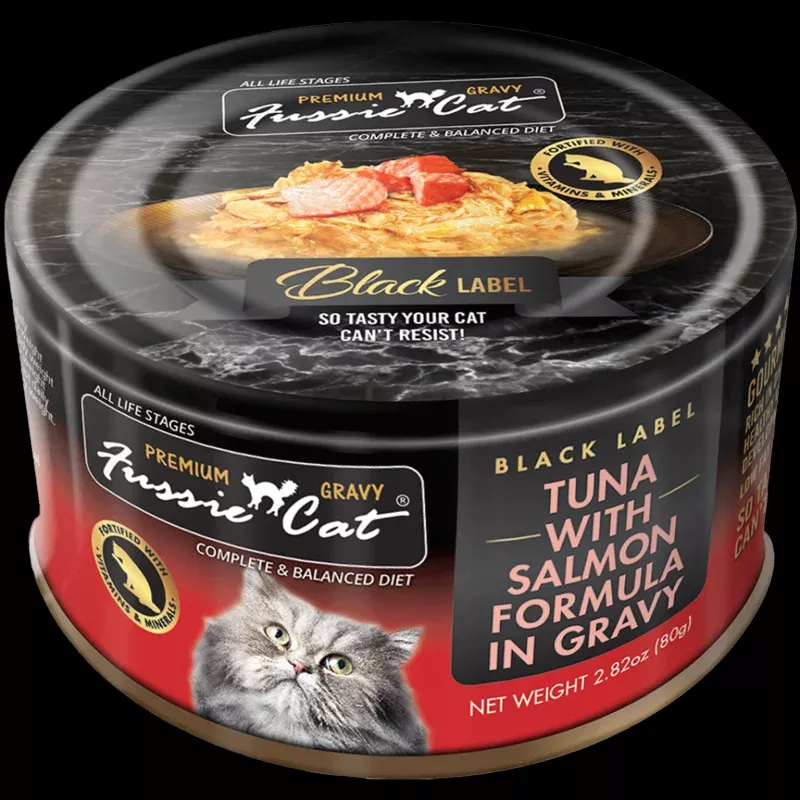 Fussie Cat Tuna with Salmon Formula in Gravy