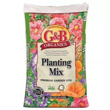 G&B Organics Planting Mix Premium Garden Soil – 2 cu. ft.