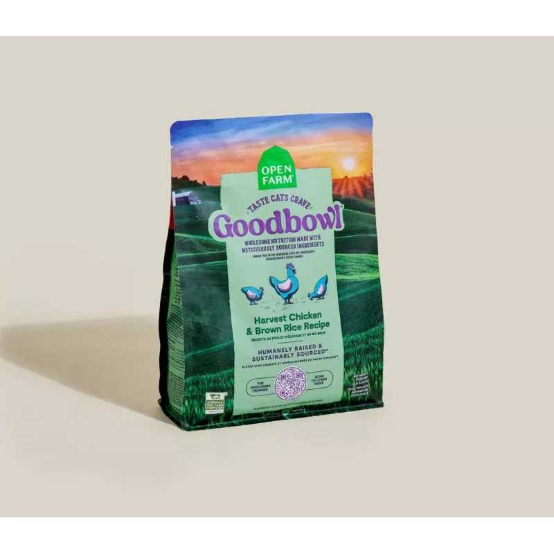 Goodbowl Harvest Chicken & Brown Rice Cat Kibble