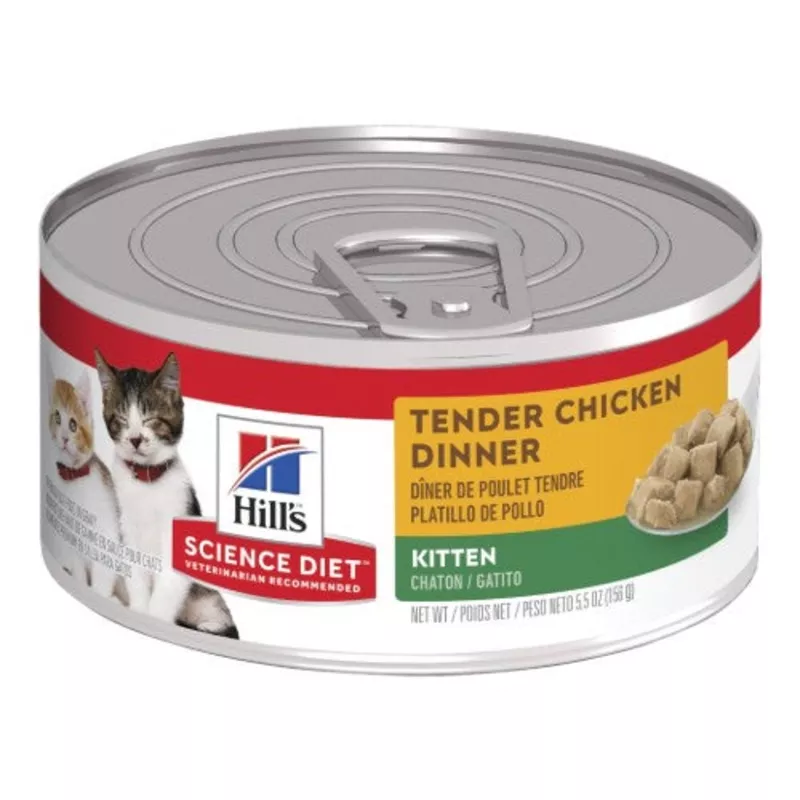 Hills Kitten Tender Chicken Chunks Canned – 156g x 24 1769