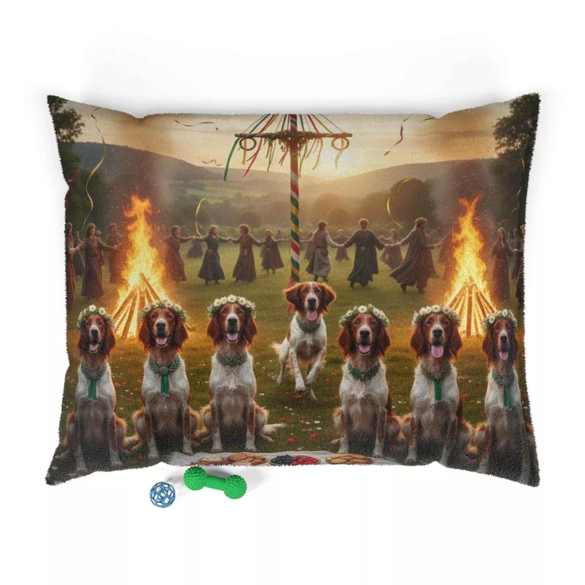 Irish Red and White Setter Pet Bed