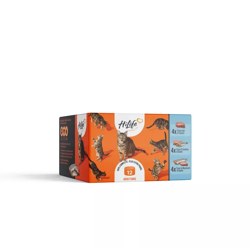 It's Only Natural Cat Lux Fish Selection 12x70g