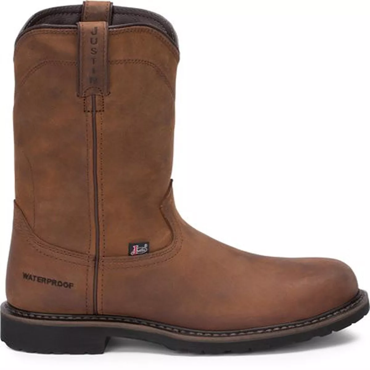 Justin Men's Drywall Waterproof Steel Toe Work Boots