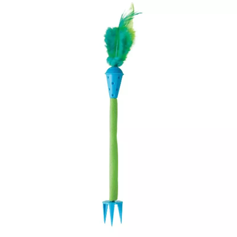 Kong Connects Scratch Toy With Catnip Inside For Cats (Green) Green