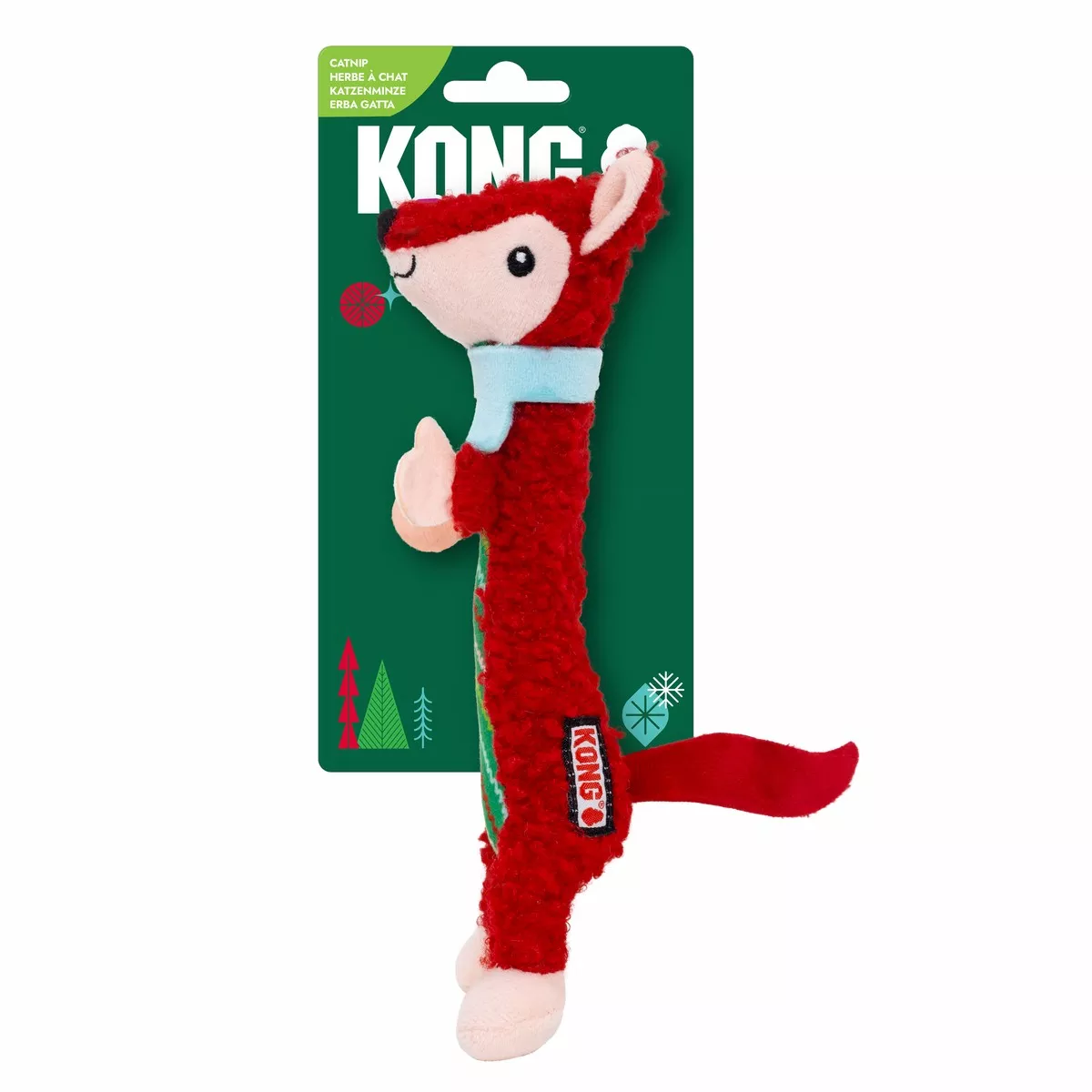 KONG Holiday Cat Luvs Fox Red