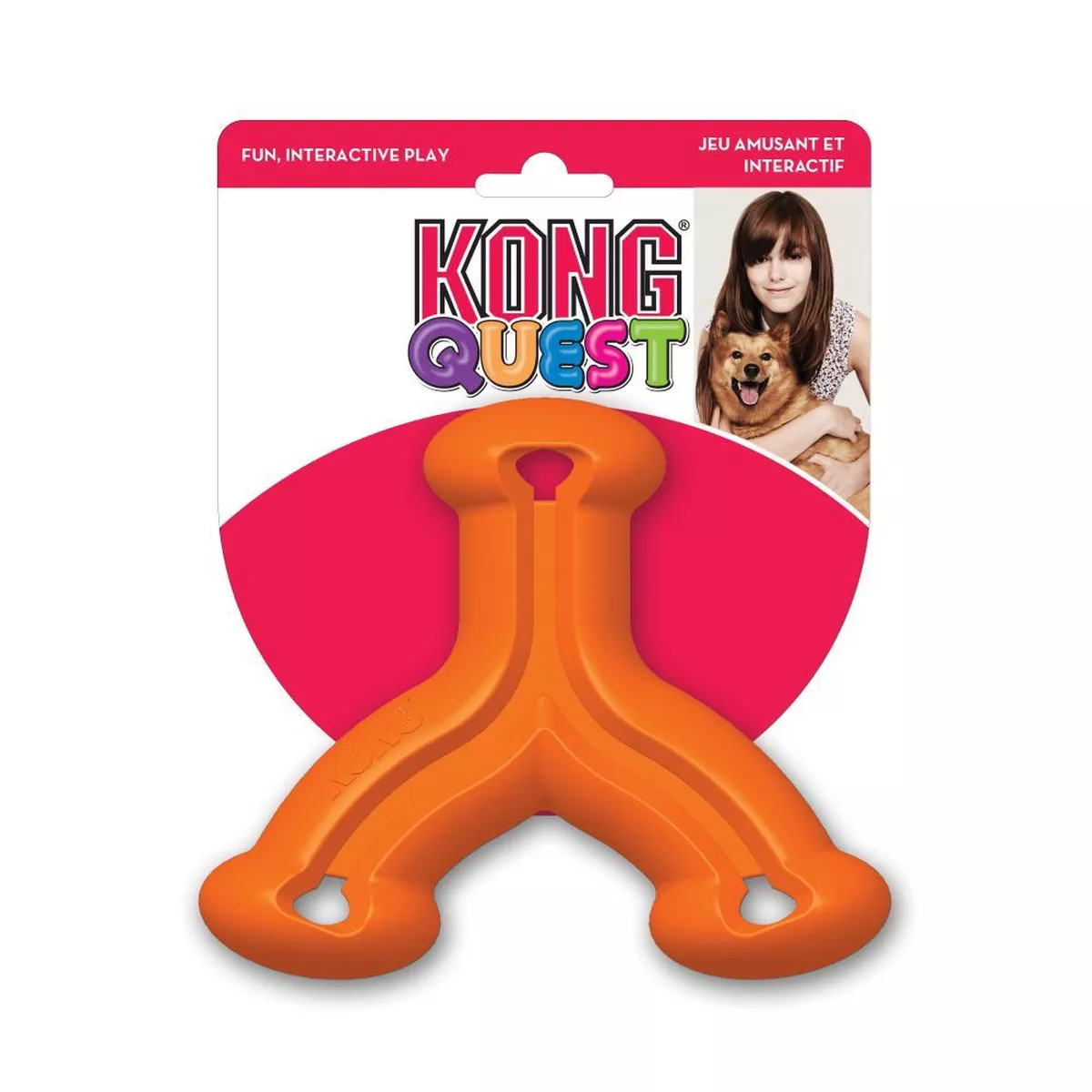 Kong Quest Wishbone Dog Toy