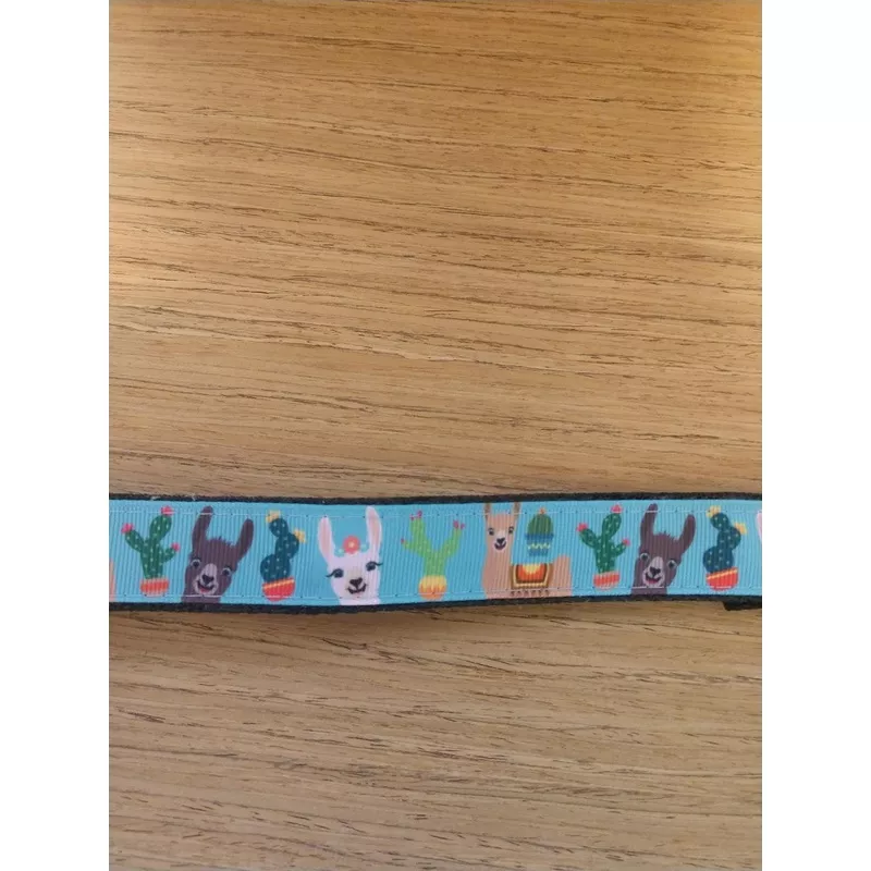 Leash/ Large/ Blue Llama