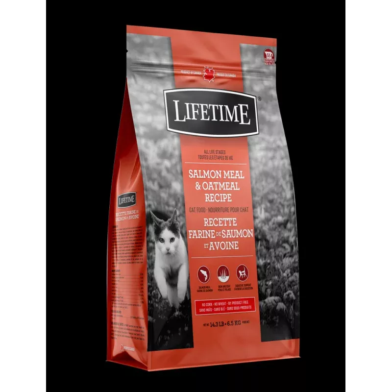 Lifetime - Salmon and Oatmeal Cat Food