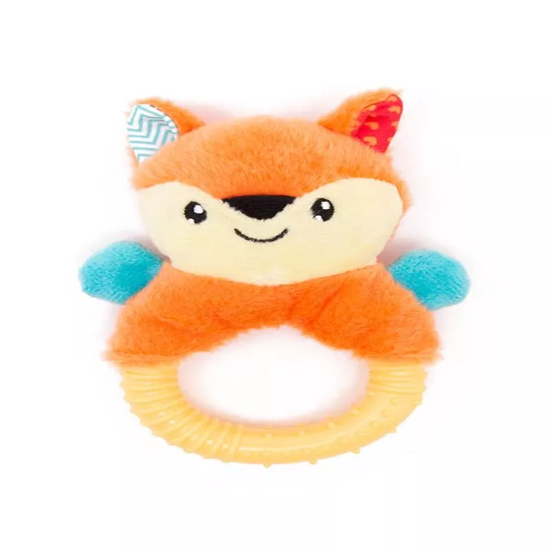 Little and Lively Fox and TPR Ring Dog Toy