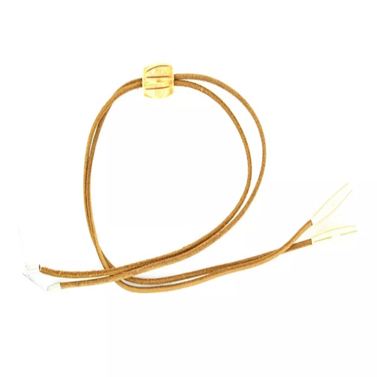 M & F Natural Leather Stampede Strap