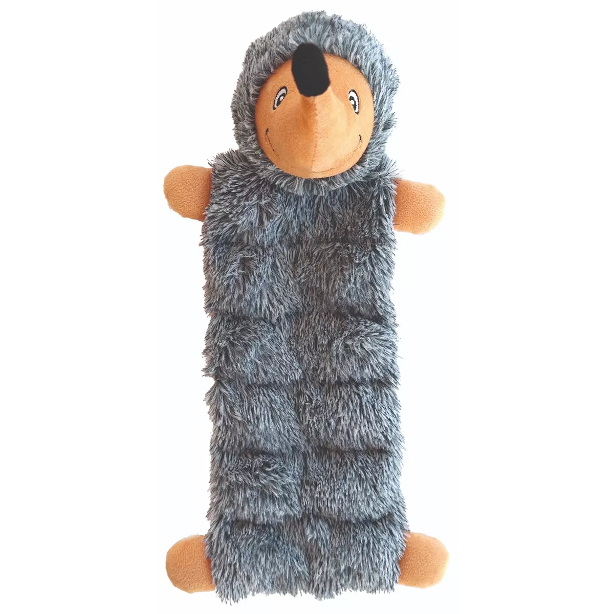 M Pets Erizo Plush Toy for Dogs (Grey)