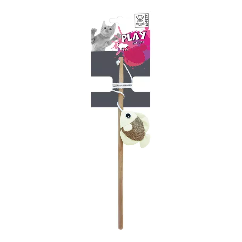 M-PETS Fish Cat Wand Assorted
