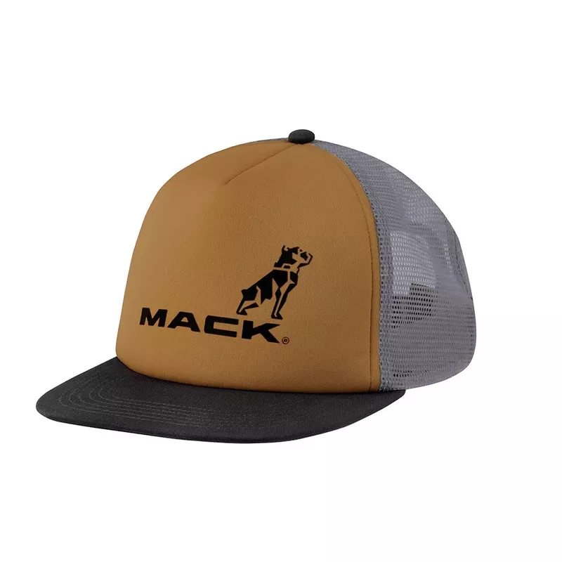 Mack Firm Flat Brim Foam Tri Colour Trucker Cap
