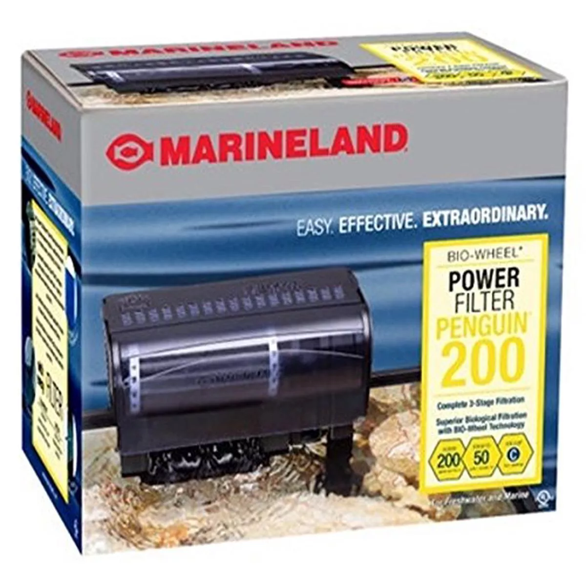 Marineland Penguin BIO-Wheel Power Filter – 200 Gph