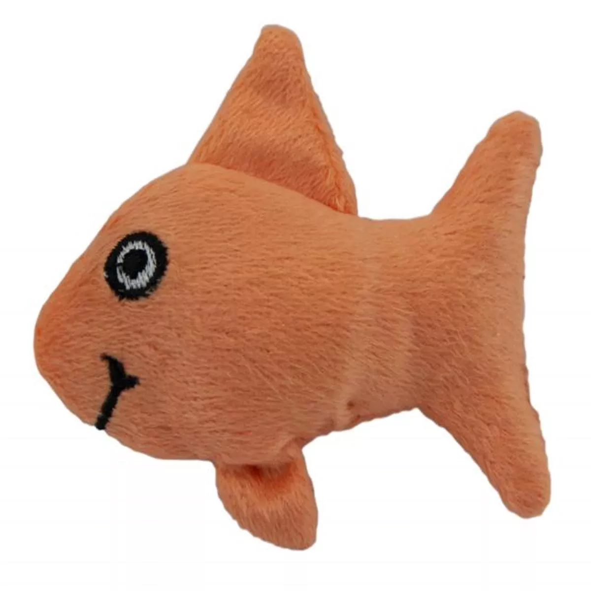 Marshall Fish Squeak Toy for Small Animals, Orange