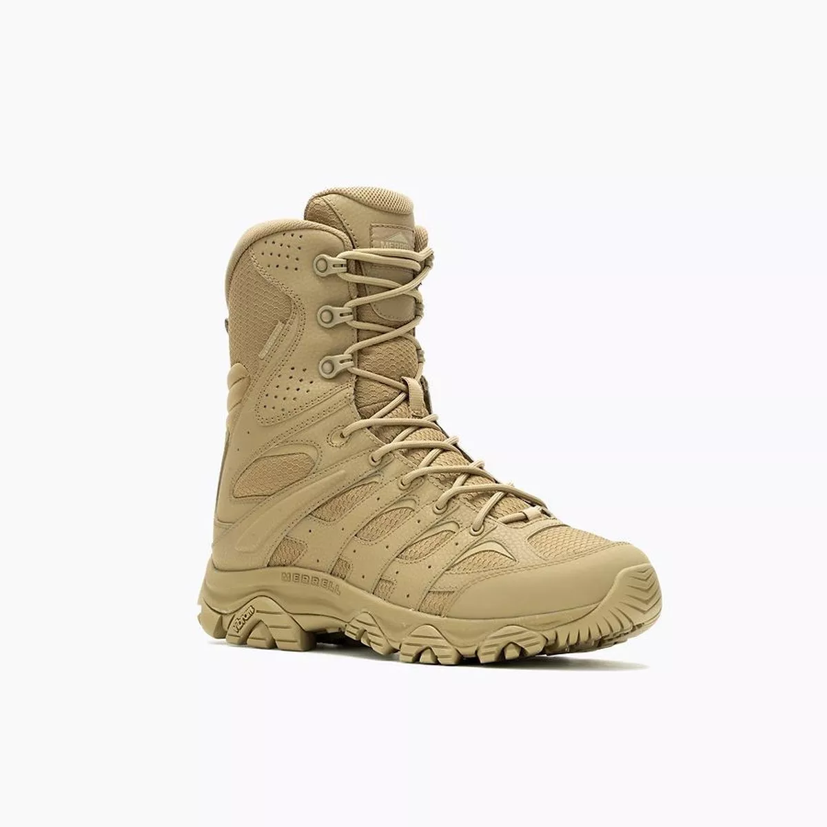 Merrell Men's Moab 3 8" Tactical Zip Waterproof Boot - Dark Coyote
