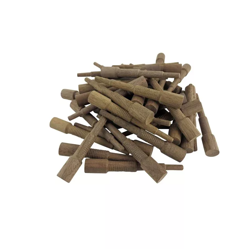 Miller Dowel 100 Pack of Mini Stepped Walnut Dowels