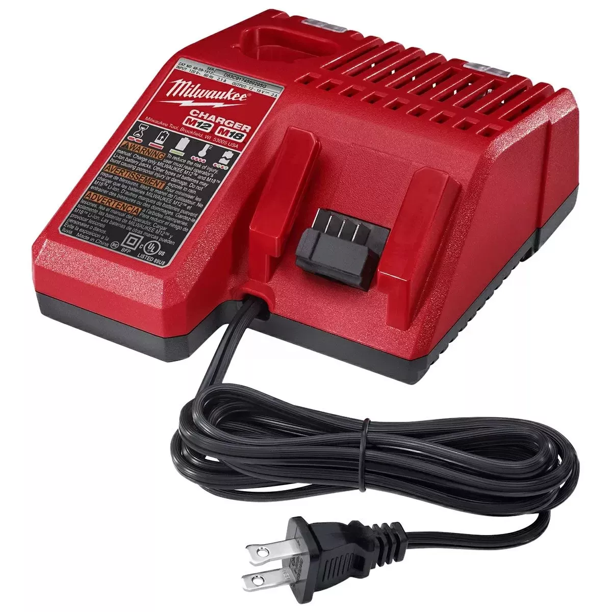 Milwaukee Tool M18™ & M12™ Multi-Voltage Charger