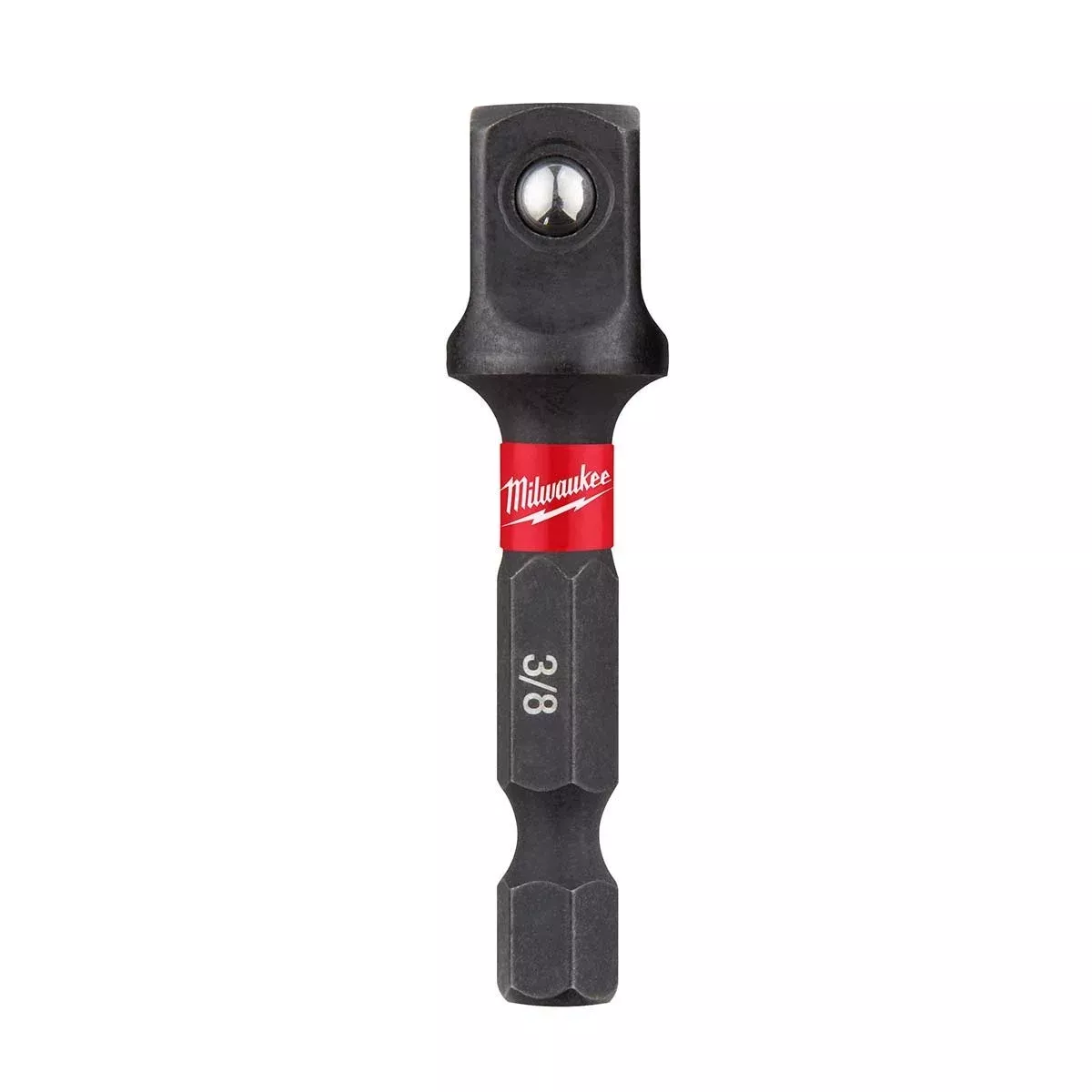 Milwaukee Tool Shockwave 1/4″ Hex Shank to 3/8″ Socket Adapter