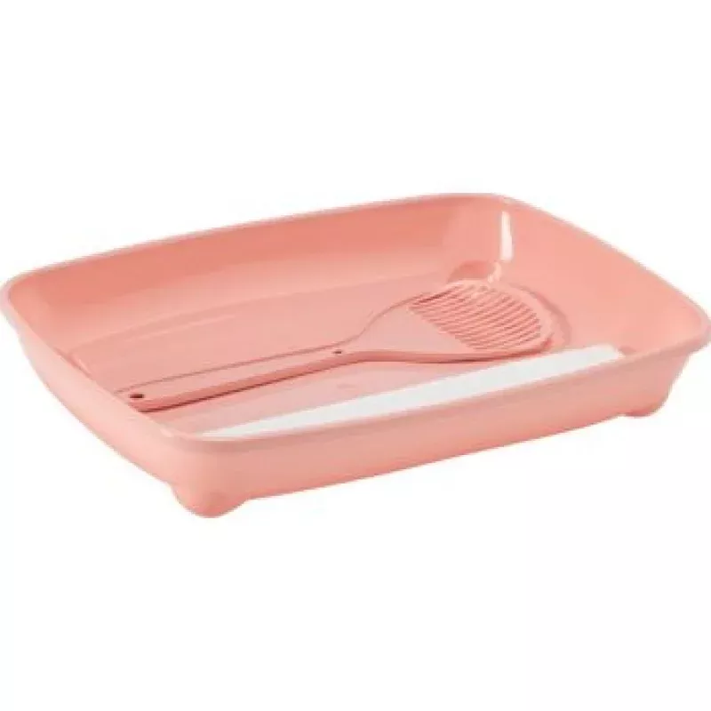 Moderna Kitten Starter Kit-Tray with Scoop&Bag Soft Pink