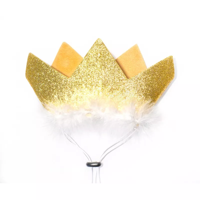 Multipet Party Crown Gold Large
