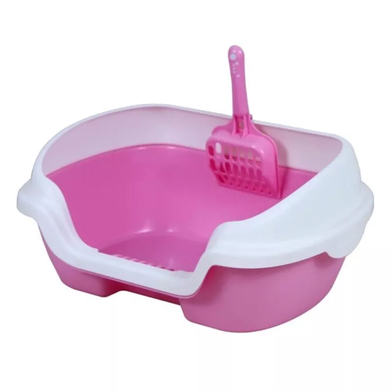 Naomi Cat litter Box with shove E219 PURPLE
