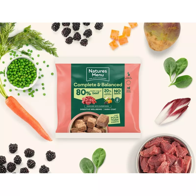 Natures Menu 80/20 Nuggets Beef With Superfoods 1kg