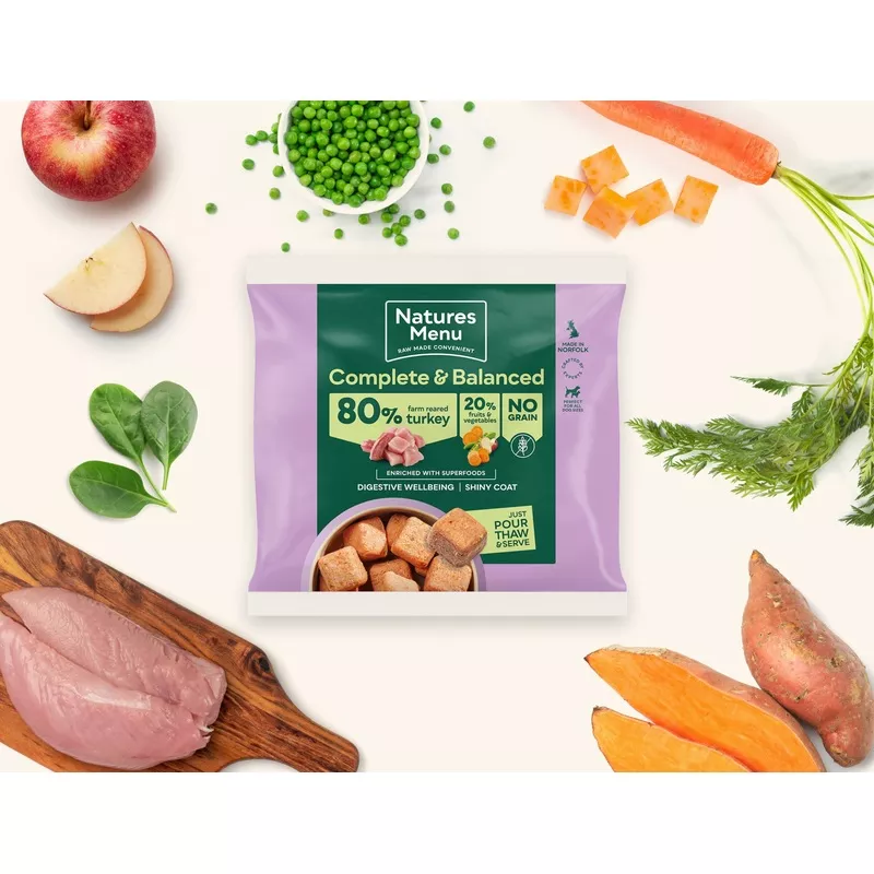 Natures Menu 80/20 Nuggets Turkey With Superfoods 1kg