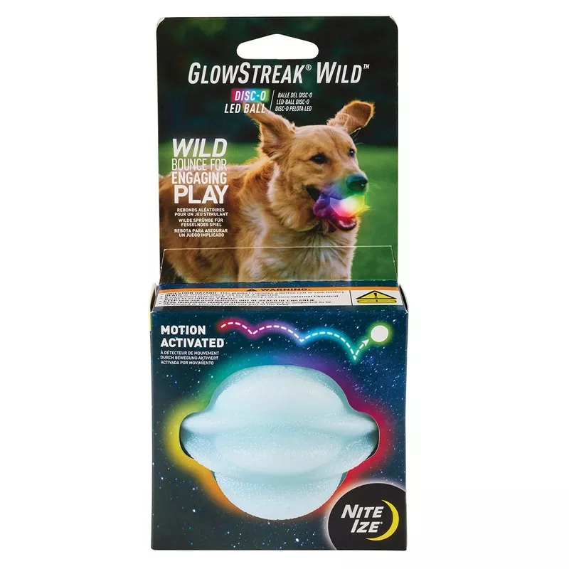 Nite Ize GlowStreak Wild LED Ball – Disc-O