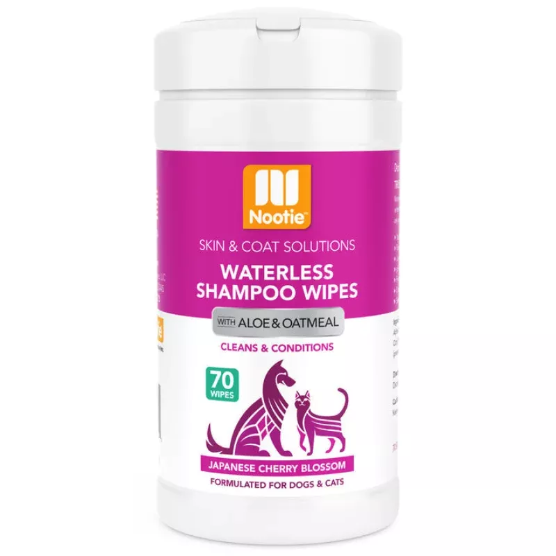 Nootie Waterless Shampoo Wipes (70 Sheets)