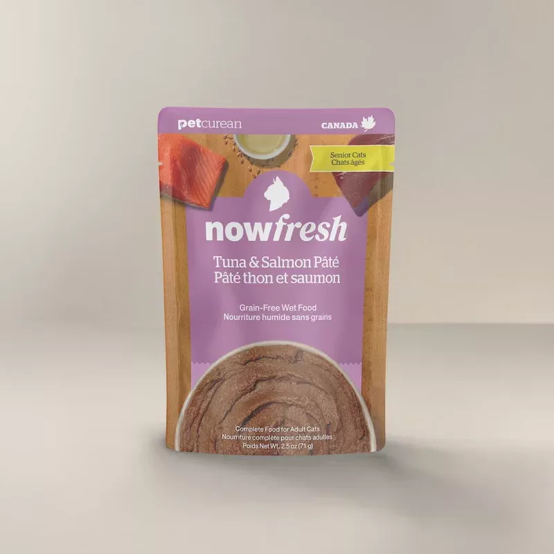 Now Cat Senior Tuna/Salmon Pouch 2.5oz