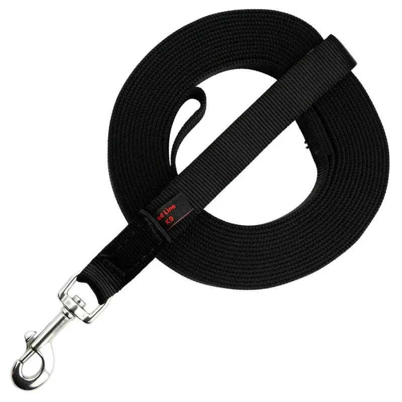 Nylon Dog Training Line 1" x33' Stainless Snap