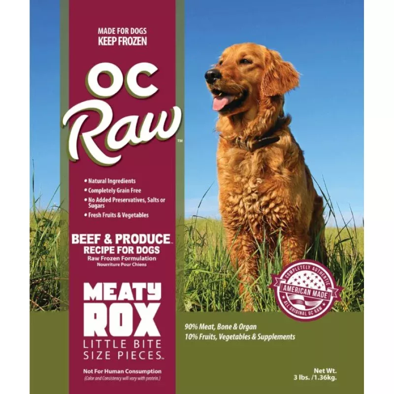 OC Raw Frozen Beef & Produce