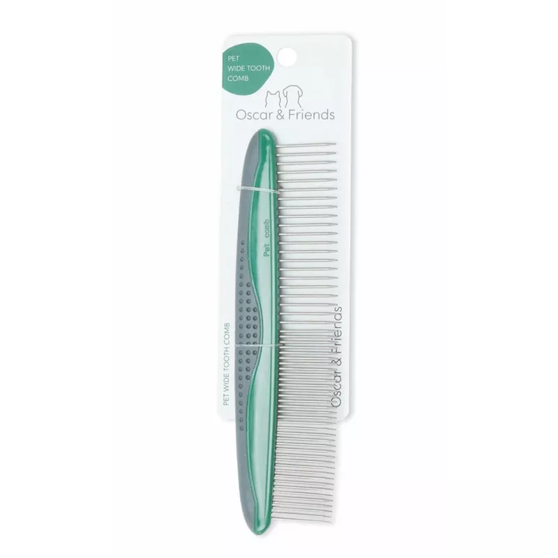 Oscar and Friends wide tooth pet comb