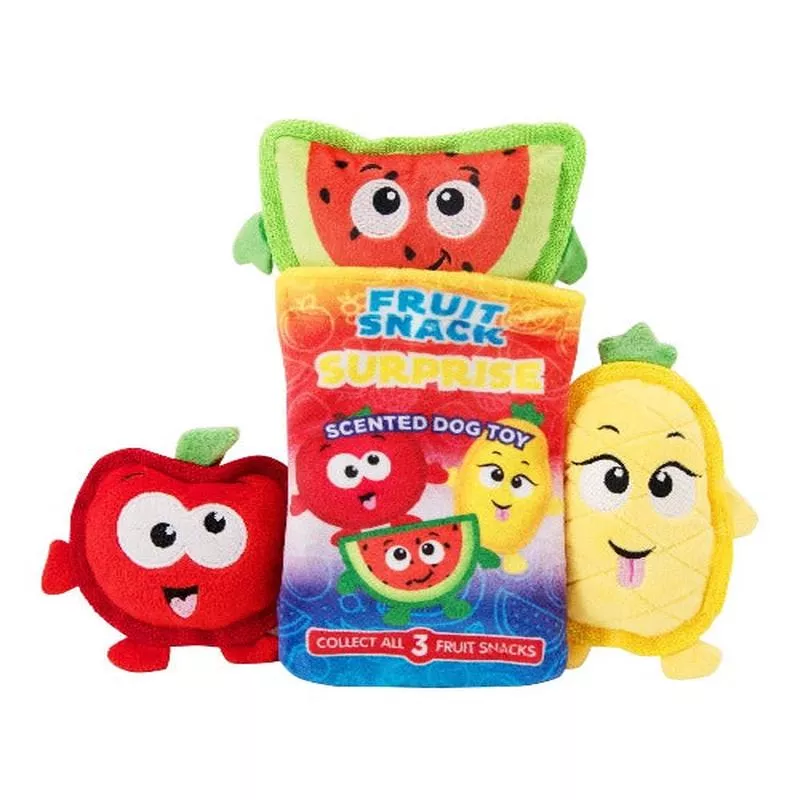 Outward Hound Fruit Snack Assorted Dog Toy