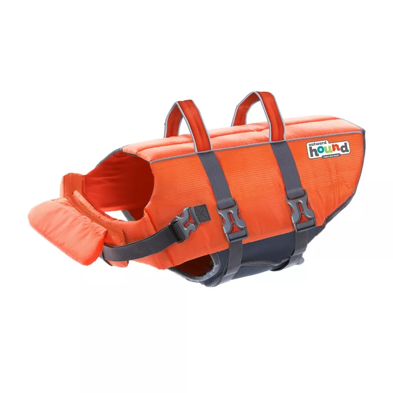 Outward Hound Granby Splash Dog Life Jacket Orange Medium