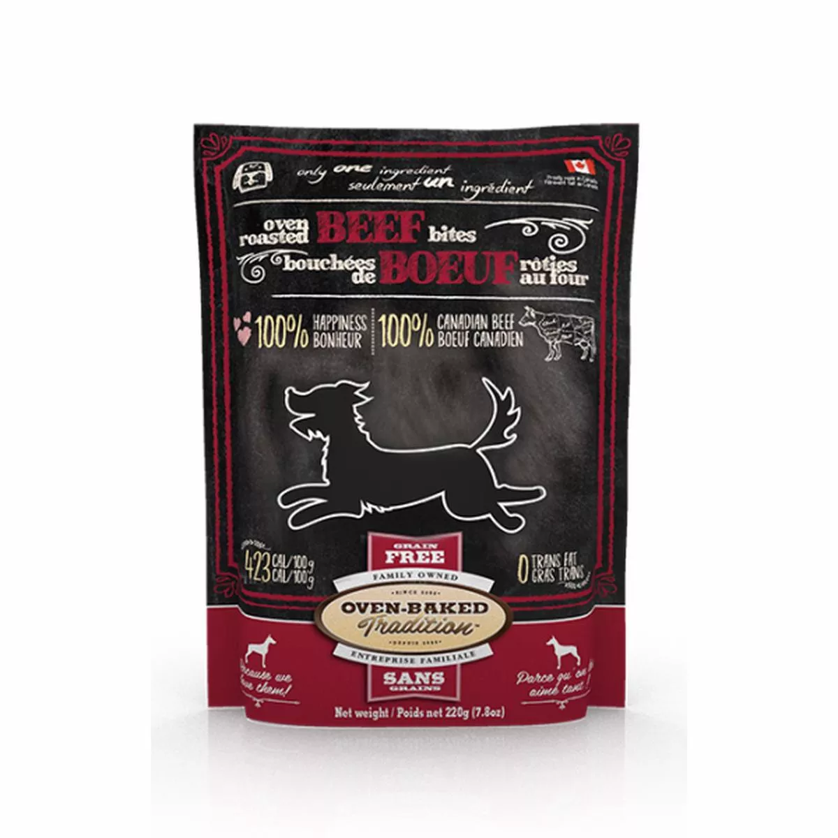 Oven-Baked Tradition Grain-Free Beef Lung Bites Dog Treats