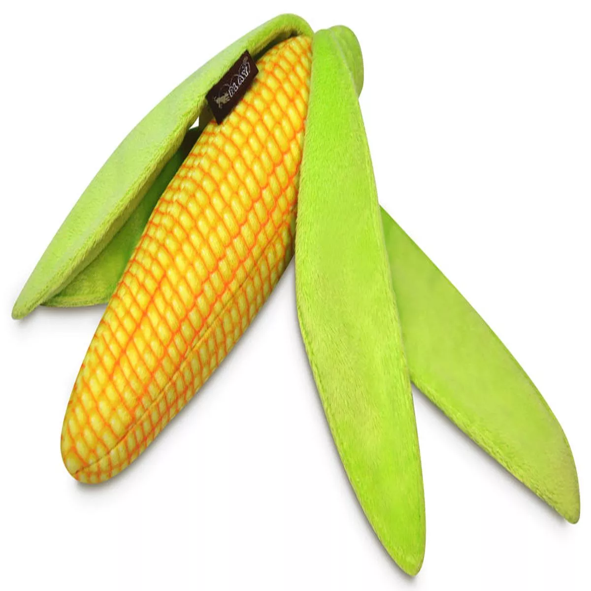 P.L.A.Y. Farm Fresh Veggie Plush Dog Toy, Corn