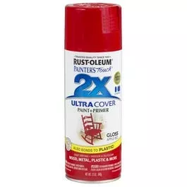 Painter’s Touch 2X Spray Paint, Gloss Apple Red, 12-oz.