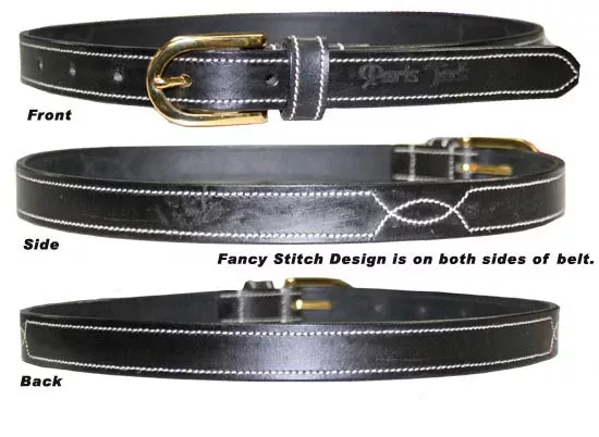 Paris TackEnglish Ladies Belt Fancy Stitch Flat