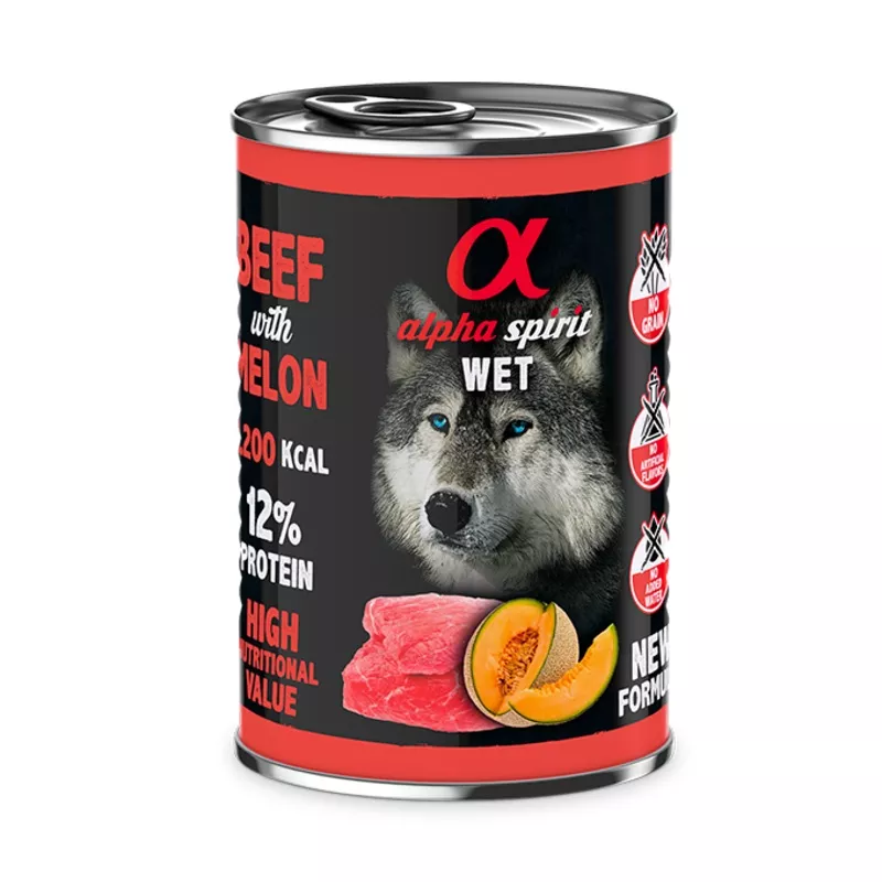 Pat de Ternera con Meln para Perros
