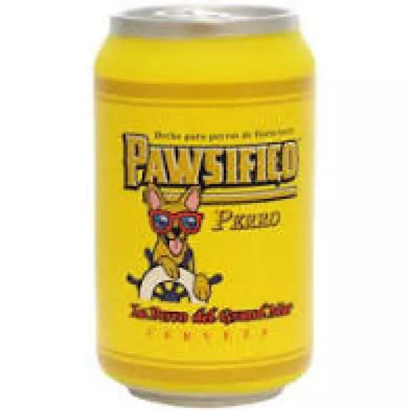 Pawsifico Perro Beer Cans Dog Toy - Silly Squeakers